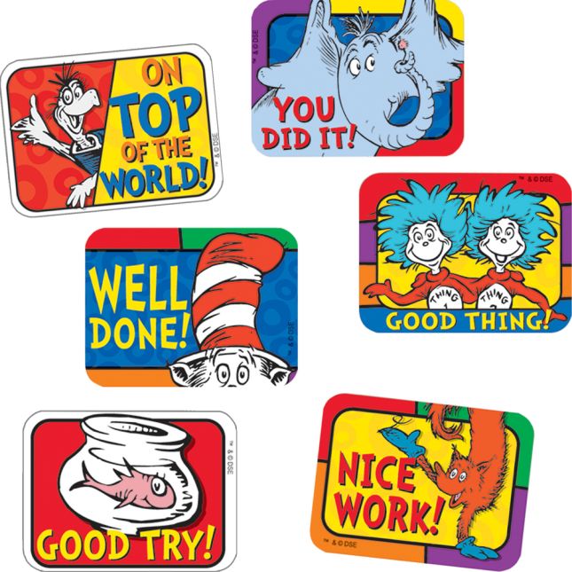 Dr. Seuss™ Success Stickers - 120 stickers