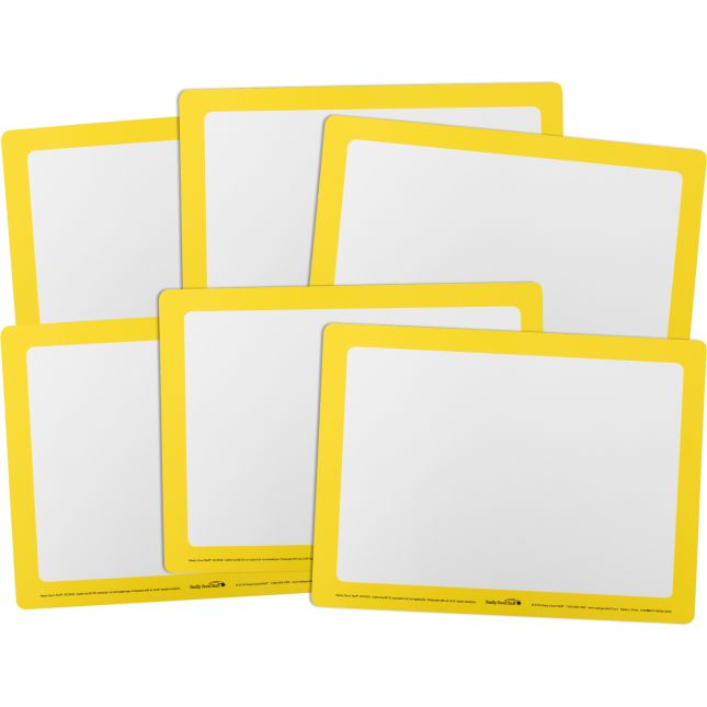 Dry Erase Boards – Set Of 6 – Single Color