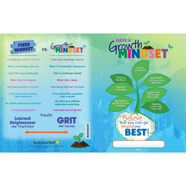 Really Good Stuff® Growth Mindset Lined Journals