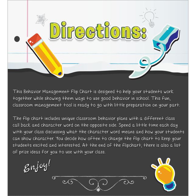 Behavior Management Flip Chart Primary 1 flip chart