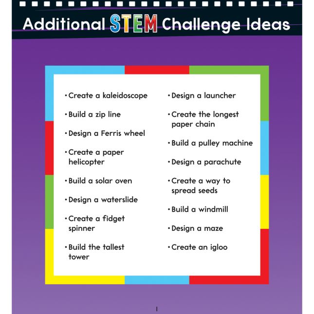 Really Good Stuff® STEM Challenge Flip Chart - 1 flip chart_2