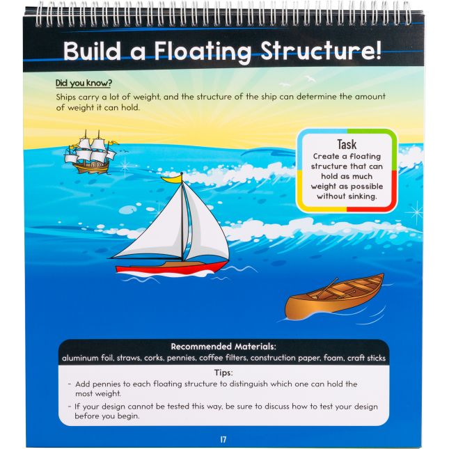 Really Good Stuff® STEM Challenge Flip Chart - 1 flip chart