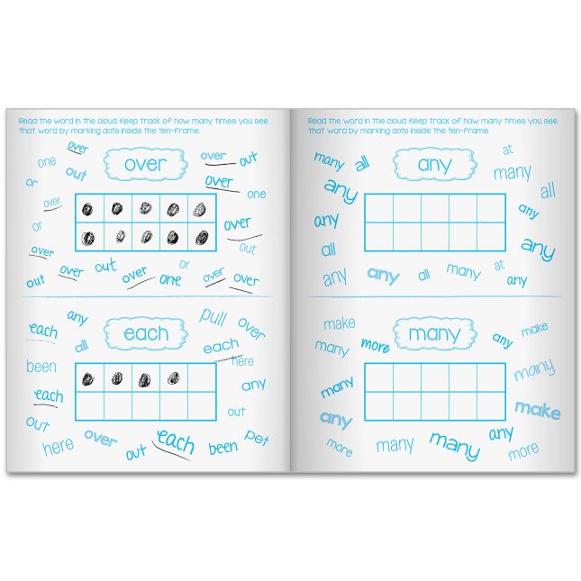 Count And Write Sight Words Journals - 12 journals