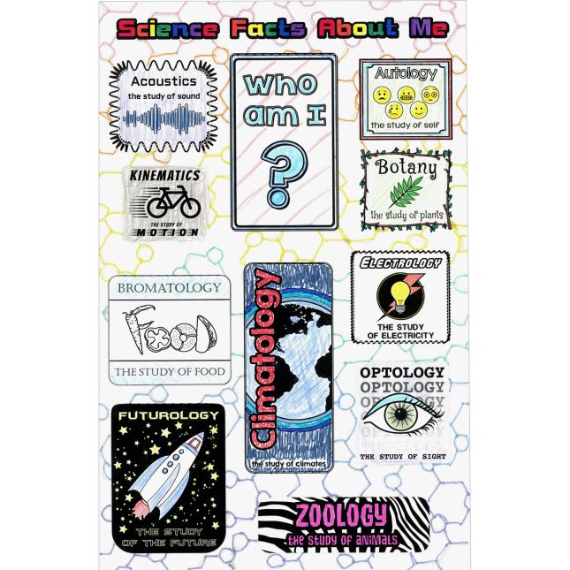 Ready-To-Decorate® Science About Me Jumbo Lift-A-Flaps - 24 posters