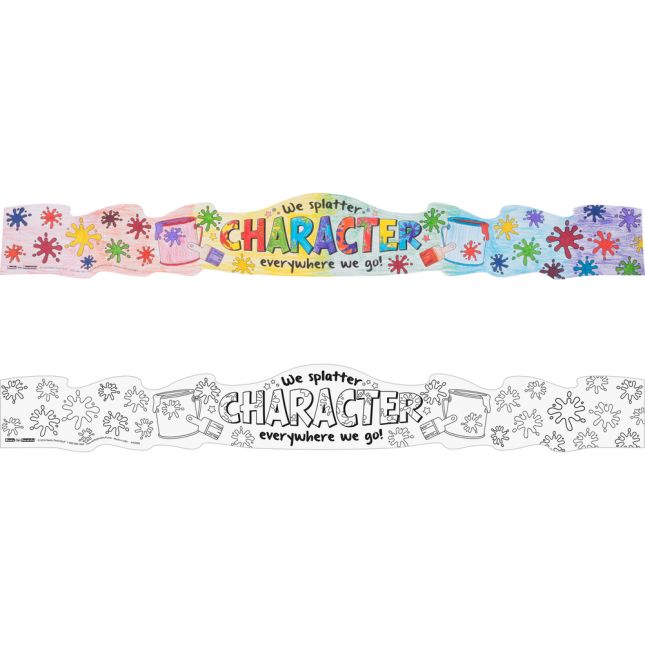 Ready-To-Decorate® Splatter Character Crowns - 12 crowns