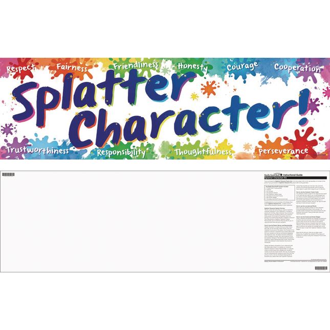 Really Good Stuff® Splatter Character Poster Set