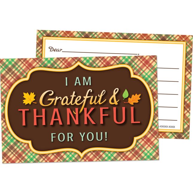 Grateful And Thankful Cards