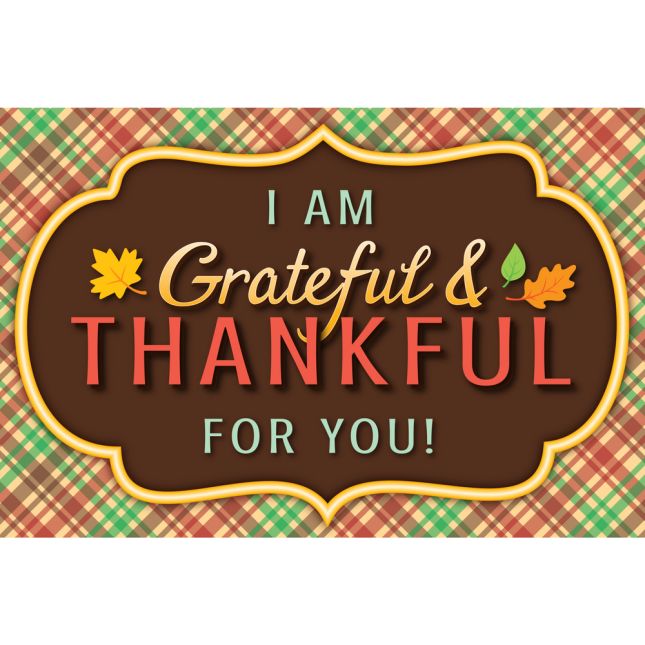 Grateful And Thankful Cards