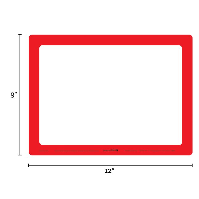 Really Good Stuff® Dry Erase Boards – Set Of 6 – 6 Colors