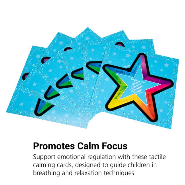 Really Good Stuff® Breathing Star Tactile Cards - 6 cards_2