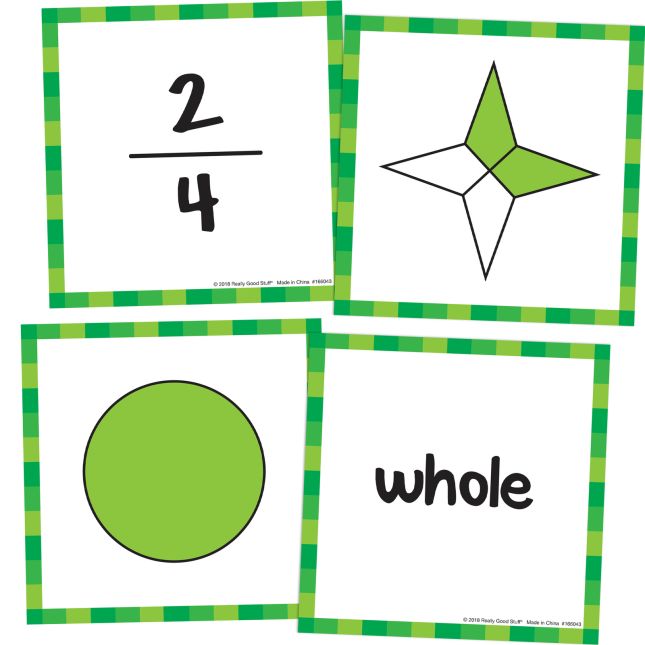 Primary Fractions Cards - 22 cards