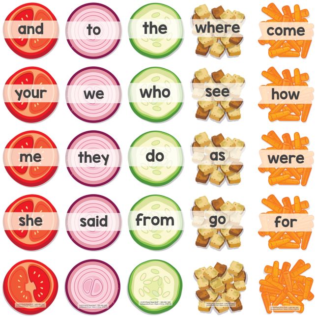 Sight-Word Salad Bar Activity - 1 game