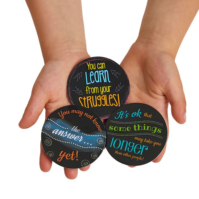 Really Good Stuff® Positive Affirmation Chips - Set of 100 in 50 Unique Designs and Sayings_4