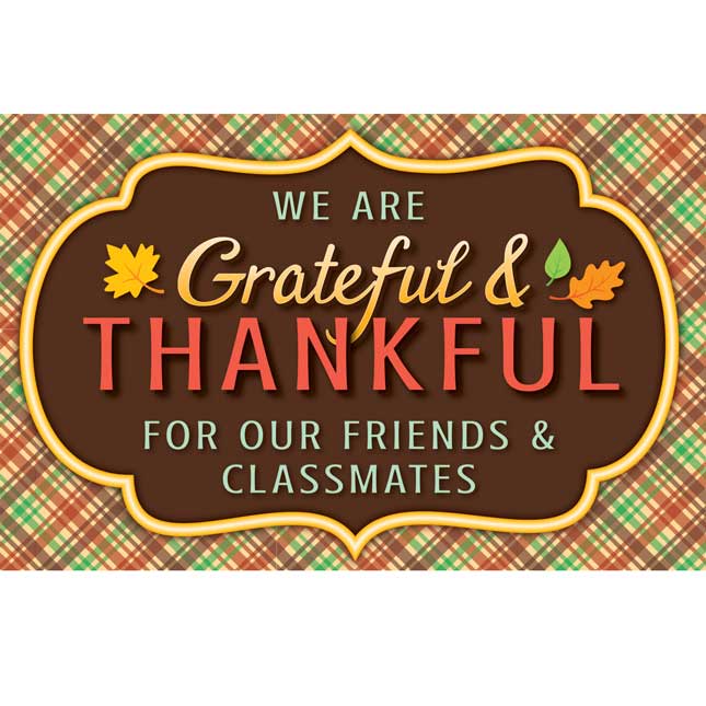 Grateful And Thankful Poster