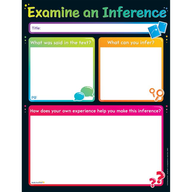 Jumbo Magnetic Chart - Inference - 1 chart