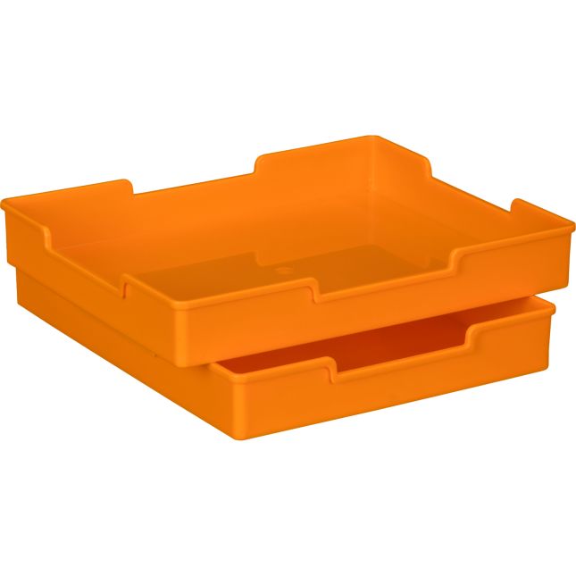 Plastic Trays - Single-Color Set Of 27