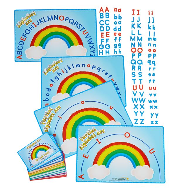 Really Good Stuff® Magnetic Alphabet Arc And Task Cards - 1 multi-item kit