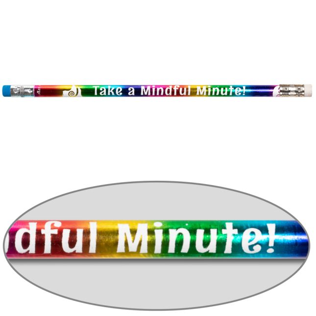 Really Good Stuff® Take A Mindful Minute Pencils - 12 pencils