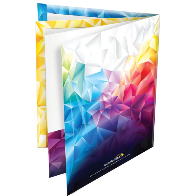 6-Pocket Color-Coded Folders - 12 folders