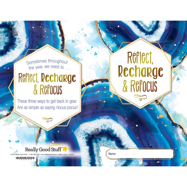 Reflect, Recharge and Refocus Booklets