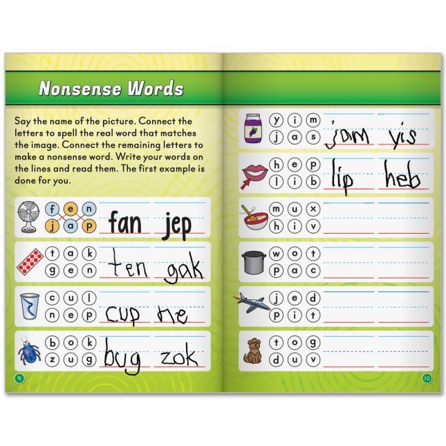 Reading Learning Journals Nonsense Words 24 Journals