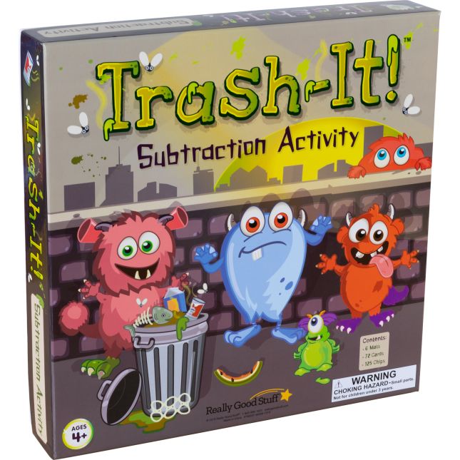 Trash-It™ Subtraction Activity - 1 game