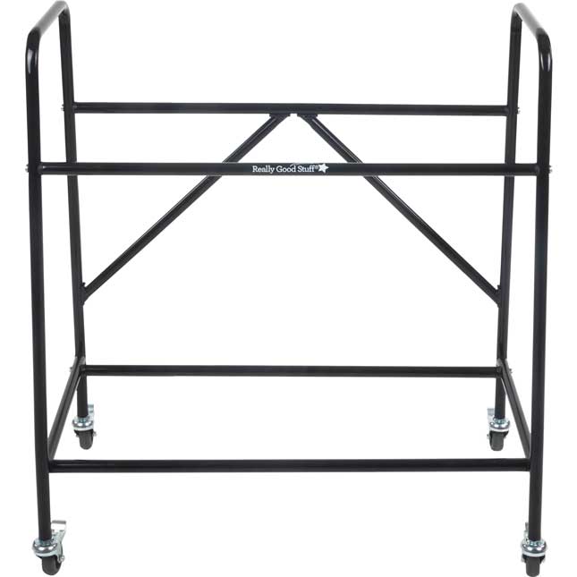 Really Good Stuff® Mid-Size Mobile Storage Rack With 4 Picture