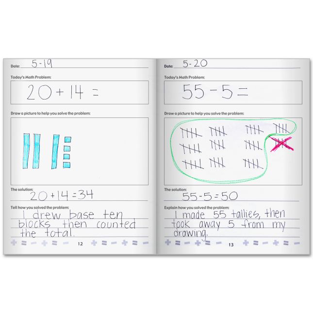 Explain Your Thinking Math Journals – Primary - 12 journals