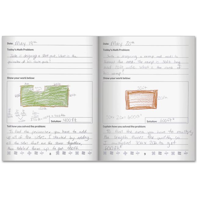 Explain Your Thinking Math Journals – Intermediate - 12 journals