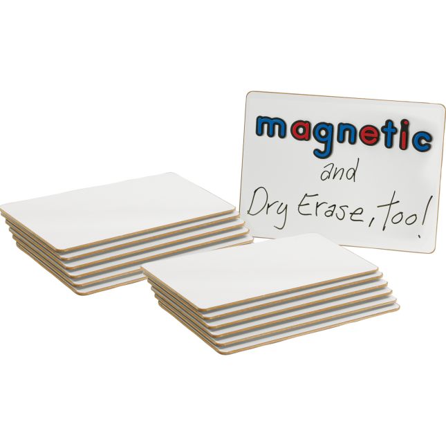 12" X 9" Magnetic Dry Erase Boards - Set Of 12