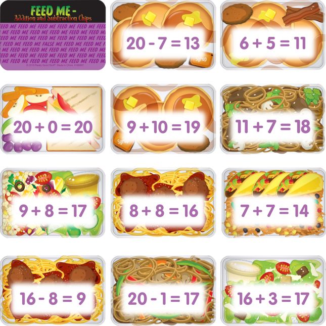 Math Chips - Set of 100