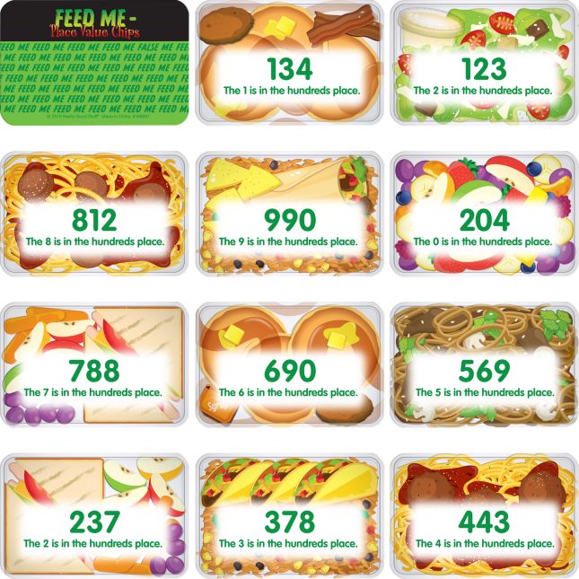 Math Chips - Place Value - Set of 100