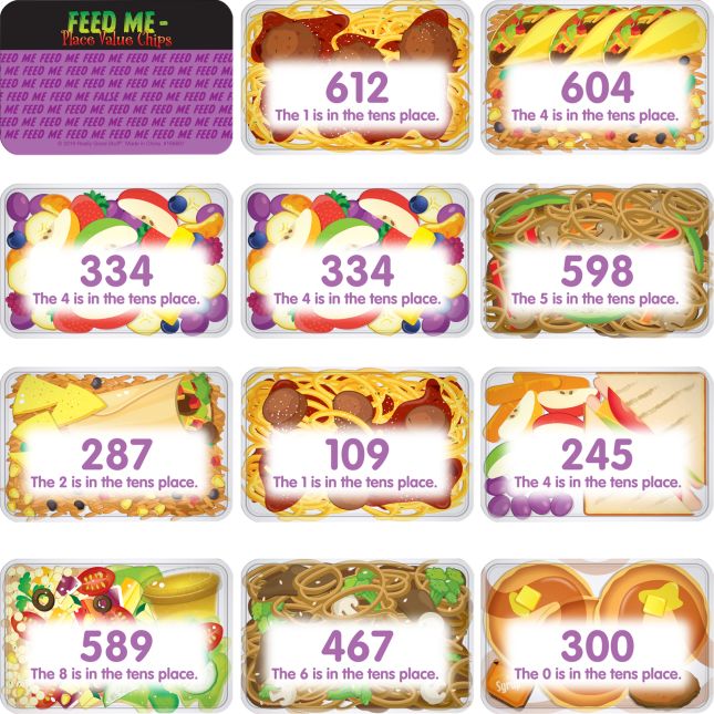 Math Chips - Place Value - Set of 100