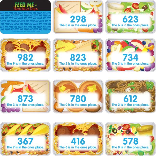 Math Chips - Place Value - Set of 100