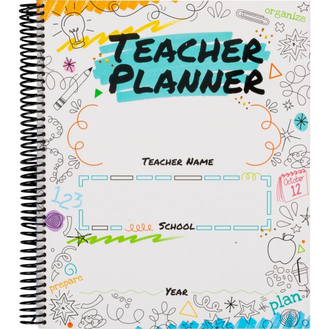 DIY Teacher Coloring Book Planner - 1 teacher planner