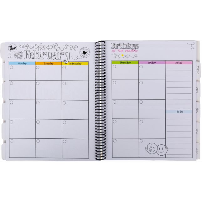 DIY Teacher Coloring Book Planner - 1 teacher planner