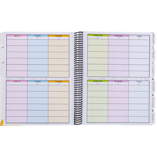 DIY Teacher Coloring Book Planner - 1 teacher planner