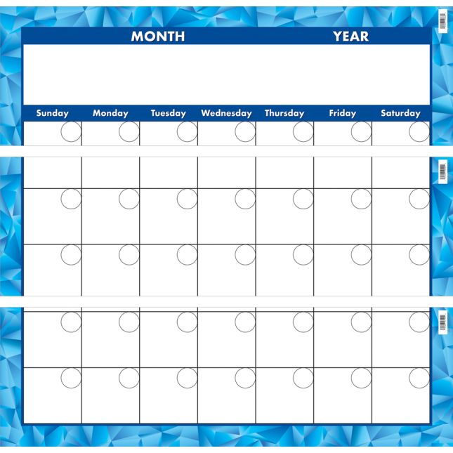 Programmable Monthly Calendar Jumbo Poster - 1 jumbo poster_2