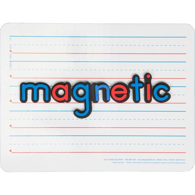 Magnetic Jumbo Dry Erase Lined Paper Charts