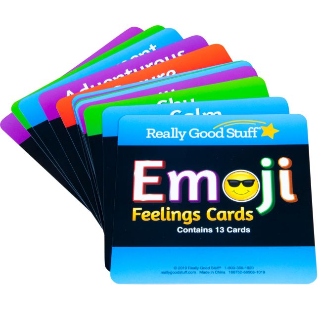 Emoji Feelings Cards - Laminated - Set of 12