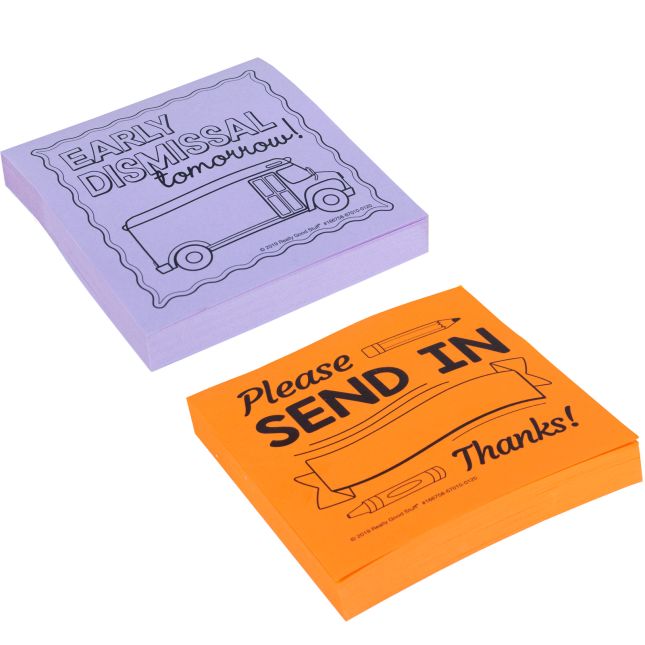 School-To-Home Sticky Note Reminders  6 Pack  600 Pages_3