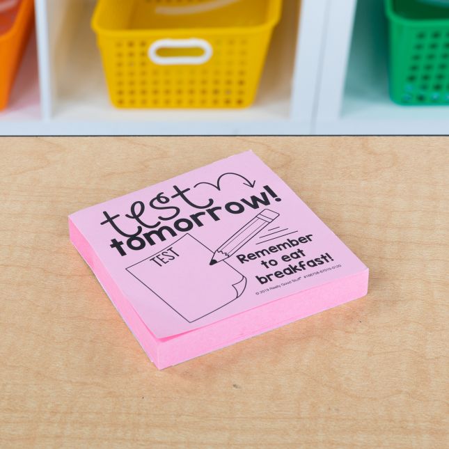 School-To-Home Sticky Note Reminders  6 Pack  600 Pages_6