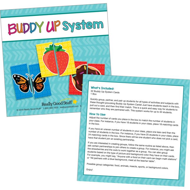 Buddy Up Cards System - 32 cards