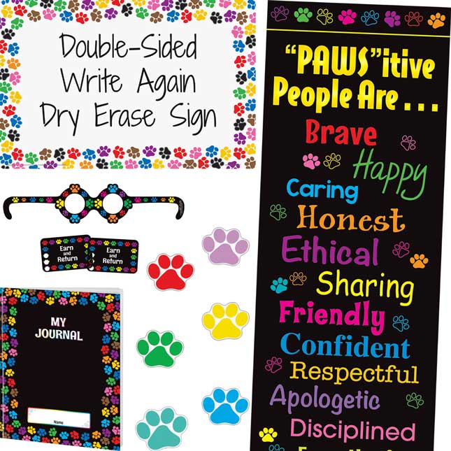 Paw Prints Deluxe Classroom Kit