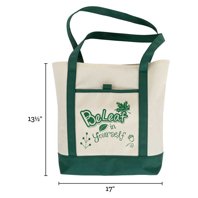 BeLeaf In Yourself Tote Bag - 1 tote bag