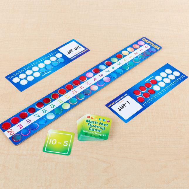 Math Fact Fluency Games  Addition and Subtraction Through 20 - 4 sets of games