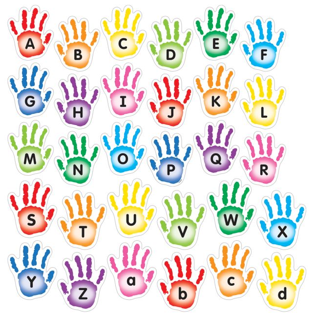 EZ Stick High-Five Letters, Numbers, Shapes, And Colors - 108 decals