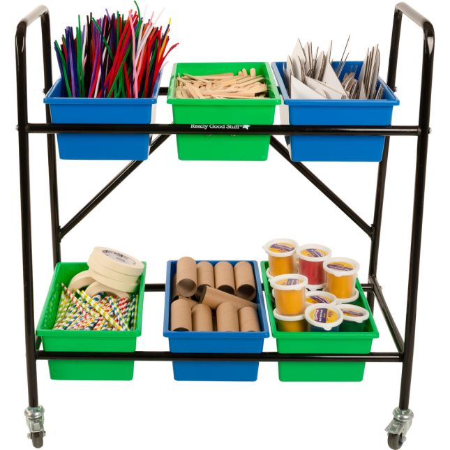 Makerspace Supplies Cart - 1 multi-item kit