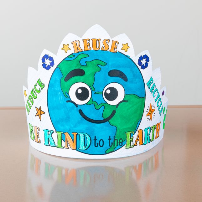 Ready-To-Decorate Be Kind to the Earth Crowns - 24 crowns_3