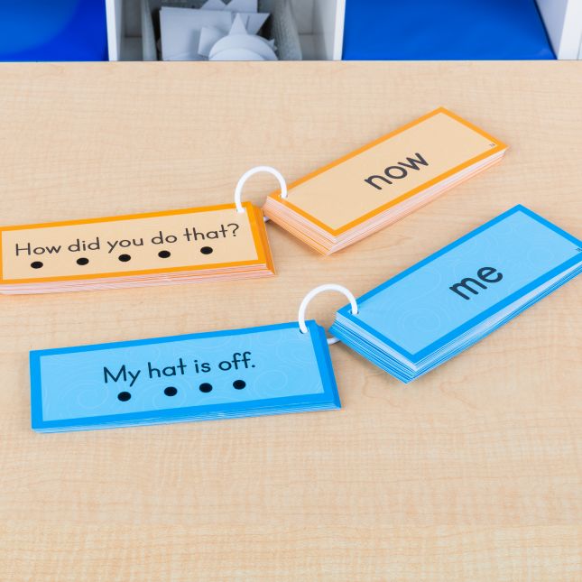 Tap And Track Tactile Sight Words And Sentence Cards - 100 cards